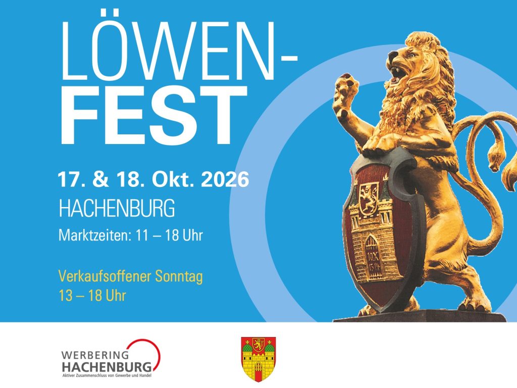 Löwenfest 2026 – Hachenburg feiert am 17. & 18. Oktober